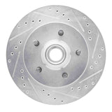 R1 Concepts 1999-2004 Ford F-150 RWD Front Right Drilled & Slotted Silver Brake Rotor by R1 Concepts 631-54170R