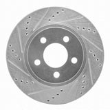 R1 Concepts 2001-2011 Ford Explorer Sport Trac Front Left Drilled & Slotted Silver Brake Rotor by R1 Concepts 631-54171L