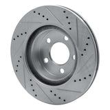 R1 Concepts 2001-2011 Ford Explorer Sport Trac Front Left Drilled & Slotted Silver Brake Rotor by R1 Concepts 631-54171L