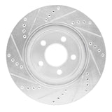 R1 Concepts 2001-2011 Ford Explorer Sport Trac Front Right Drilled & Slotted Silver Brake Rotor by R1 Concepts 631-54171R