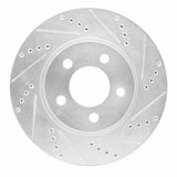 R1 Concepts 2001-2011 Ford Explorer Sport Trac Front Right Drilled & Slotted Silver Brake Rotor by R1 Concepts 631-54171R