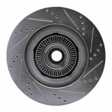 R1 Concepts 2001-2005 Ford Explorer Sport Trac Front Left Drilled & Slotted Silver Brake Rotor by R1 Concepts 631-54172L