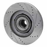 R1 Concepts 2001-2005 Ford Explorer Sport Trac Front Left Drilled & Slotted Silver Brake Rotor by R1 Concepts 631-54172L