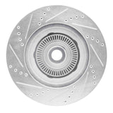 R1 Concepts 2001-2005 Ford Explorer Sport Trac Front Right Drilled & Slotted Silver Brake Rotor by R1 Concepts 631-54172R