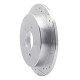 R1 Concepts 1997-2004 Ford F-150 4WD Rear Right Drilled & Slotted Silver Brake Rotor by R1 Concepts 631-54173R