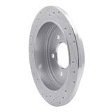 R1 Concepts 1997-2004 Ford F-150 4WD Rear Right Drilled & Slotted Silver Brake Rotor by R1 Concepts 631-54173R