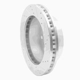 R1 Concepts 1999-2005 Ford F-250 4WD (Super Duty) Front Left Drilled & Slotted Silver Brake Rotor by R1 Concepts 631-54174L