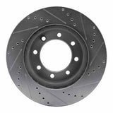 R1 Concepts 1999-2004 Ford F-550 Super Duty Front Left Drilled & Slotted Silver Brake Rotor by R1 Concepts 631-54175L