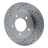 R1 Concepts 1997-2002 Ford Expedition Front Left Drilled & Slotted Silver Brake Rotor by R1 Concepts 631-54176L