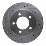R1 Concepts 1997-2002 Ford Expedition Front Left Drilled & Slotted Silver Brake Rotor by R1 Concepts 631-54176L
