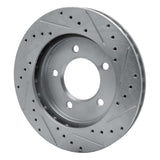 R1 Concepts 1997-2002 Ford Expedition Front Left Drilled & Slotted Silver Brake Rotor by R1 Concepts 631-54176L