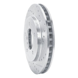 R1 Concepts 1997-2002 Ford Expedition Front Right Drilled & Slotted Silver Brake Rotor by R1 Concepts 631-54176R