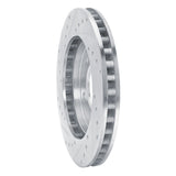 R1 Concepts 1997-2002 Ford Expedition Front Right Drilled & Slotted Silver Brake Rotor by R1 Concepts 631-54176R