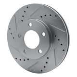 R1 Concepts 2001-2007 Ford Escape Front Left Drilled & Slotted Silver Brake Rotor by R1 Concepts 631-54177L