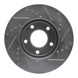 R1 Concepts 2001-2007 Ford Escape Front Left Drilled & Slotted Silver Brake Rotor by R1 Concepts 631-54177L