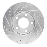 R1 Concepts 2001-2007 Ford Escape Front Right Drilled & Slotted Silver Brake Rotor by R1 Concepts 631-54177R