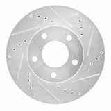 R1 Concepts 2001-2007 Ford Escape Front Right Drilled & Slotted Silver Brake Rotor by R1 Concepts 631-54177R