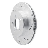 Dynamic Friction 2002-2005 Ford Explorer Front Right Drilled & Slotted Silver Brake Rotor by Dynamic Friction Company 631-54179R