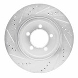 Dynamic Friction 2002-2005 Ford Explorer Front Right Drilled & Slotted Silver Brake Rotor by Dynamic Friction Company 631-54179R
