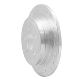 Dynamic Friction 2003-2005 Ford Explorer Sport Trac Rear Left Drilled & Slotted Silver Brake Rotor by Dynamic Friction Company 631-54182L