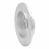 Dynamic Friction 2003-2005 Ford Explorer Sport Rear Right Drilled & Slotted Silver Brake Rotor by Dynamic Friction Company 631-54182R