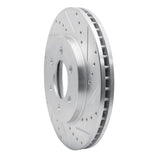 Dynamic Friction 2002-2006 Ford Expedition Front Right Drilled & Slotted Silver Brake Rotor by Dynamic Friction Company 631-54183R