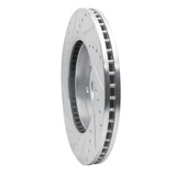 Dynamic Friction 2002-2006 Ford Expedition Front Right Drilled & Slotted Silver Brake Rotor by Dynamic Friction Company 631-54183R