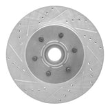 Dynamic Friction 2004-2008 Ford F-150 RWD Front Left Drilled & Slotted Silver Brake Rotor by Dynamic Friction Company 631-54184L