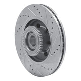 Dynamic Friction 2004-2008 Ford F-150 RWD Front Left Drilled & Slotted Silver Brake Rotor by Dynamic Friction Company 631-54184L