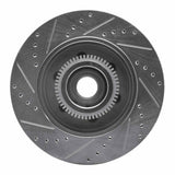 Dynamic Friction 2004-2008 Ford F-150 RWD Front Right Drilled & Slotted Silver Brake Rotor by Dynamic Friction Company 631-54184R