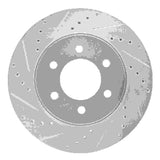 Dynamic Friction 2004-2008 Ford F-150 4WD Front Left Drilled & Slotted Silver Brake Rotor by Dynamic Friction Company 631-54186L