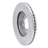 Dynamic Friction 2004-2008 Ford F-150 4WD Front Right Drilled & Slotted Silver Brake Rotor by Dynamic Friction Company 631-54186R