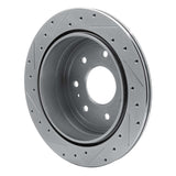 Dynamic Friction 2004-2011 Ford F-150 RWD Rear Right Drilled & Slotted Silver Brake Rotor by Dynamic Friction Company 631-54189R