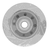 Dynamic Friction 2003-2005 Ford Excursion Front Right Drilled & Slotted Silver Brake Rotor by Dynamic Friction Company 631-54190R