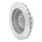 Dynamic Friction 2003-2005 Ford Excursion Front Right Drilled & Slotted Silver Brake Rotor by Dynamic Friction Company 631-54190R