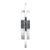 Dynamic Friction 2005-2008 Ford Escape Rear Right Drilled & Slotted Silver Brake Rotor by Dynamic Friction Company 631-54194R