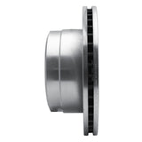 Dynamic Friction 2005-2012 Ford F-350 Super Duty 2WD Rear Left Drilled & Slotted Silver Brake Rotor by Dynamic Friction Company 631-54200L