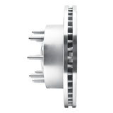 Dynamic Friction 2005-2007 Ford F-250 2WD (Super Duty) Front Right Drilled & Slotted Silver Brake Rotor by Dynamic Friction Company 631-54201R