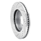 Dynamic Friction 2006-2010 Ford Explorer Front Right Drilled & Slotted Silver Brake Rotor by Dynamic Friction Company 631-54203R