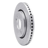 Dynamic Friction 2007-2021 Ford F-150 4WD Front Left Drilled & Slotted Silver Brake Rotor by Dynamic Friction Company 631-54204L