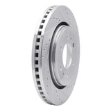 Dynamic Friction 2007-2021 Ford F-150 RWD Front Right Drilled & Slotted Silver Brake Rotor by Dynamic Friction Company 631-54204R