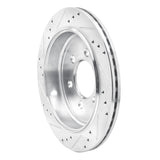 Dynamic Friction 2007-2017 Ford Expedition Rear Right Drilled & Slotted Silver Brake Rotor by Dynamic Friction Company 631-54205R