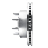 Dynamic Friction 2006-2012 Ford F-350 Super Duty 2WD Front Right Drilled & Slotted Silver Brake Rotor by Dynamic Friction Company 631-54206R