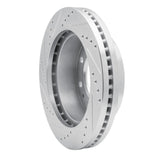 Dynamic Friction 2006-2010 Ford F-350 Super Duty 2WD Front Right Drilled & Slotted Silver Brake Rotor by Dynamic Friction Company 631-54207R