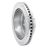 Dynamic Friction 2008-2025 Ford E-250 Rear Right Drilled & Slotted Silver Brake Rotor by Dynamic Friction Company 631-54208R