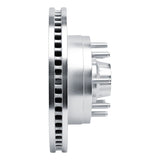 Dynamic Friction 2008-2025 Ford E-350 Super Duty Front Right Drilled & Slotted Silver Brake Rotor by Dynamic Friction Company 631-54209R