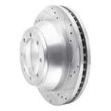 Dynamic Friction 2008-2020 Ford E-Super Duty Rear Right Drilled & Slotted Silver Brake Rotor by Dynamic Friction Company 631-54212R