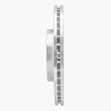 Dynamic Friction 2010-2013 Ford Transit Connect Front Right Drilled & Slotted Silver Brake Rotor by Dynamic Friction Company 631-54217R
