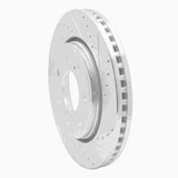 Dynamic Friction 2010-2014 Ford F-150 RWD Front Right Drilled & Slotted Silver Brake Rotor by Dynamic Friction Company 631-54219R