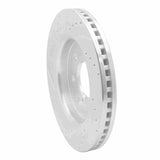 Dynamic Friction 2010-2014 Ford F-150 RWD Front Right Drilled & Slotted Silver Brake Rotor by Dynamic Friction Company 631-54219R